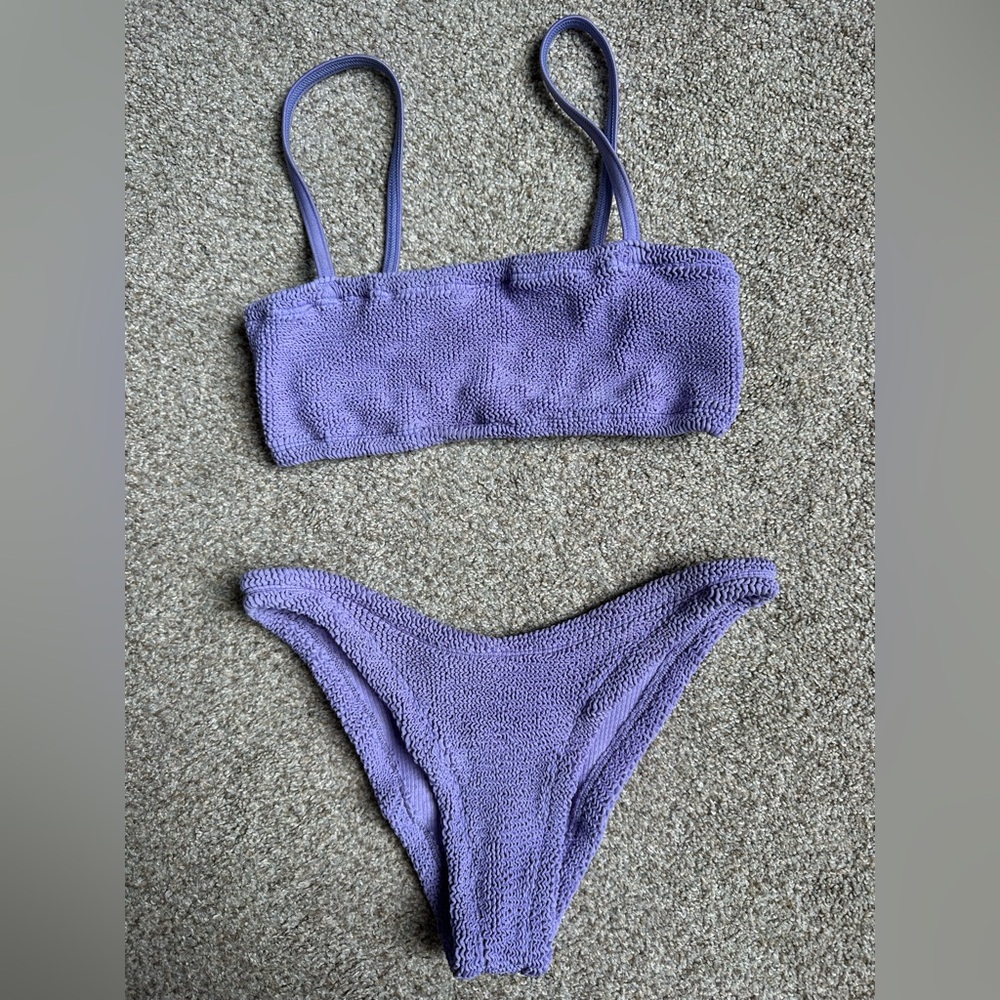 Hunza G Lilac Bikini Set